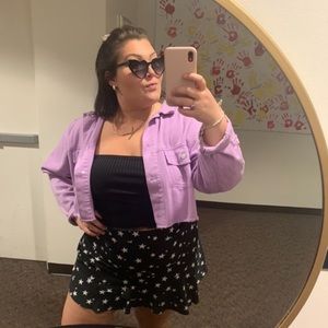 Nasty gal size 18 star skirt